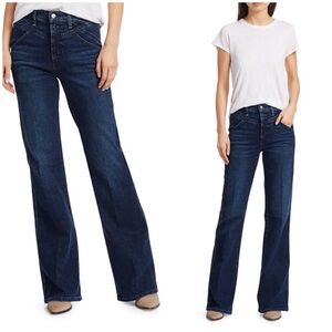 Joe's Jeans The Molly High-Rise Blue Flare Denim